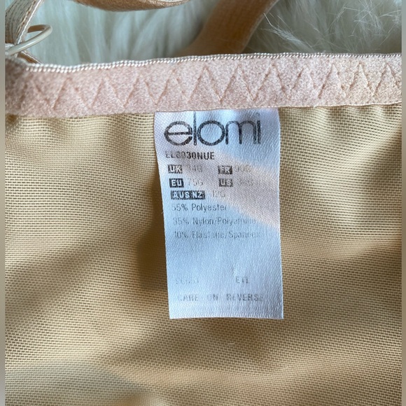 Elomi Caitlyn Nude Beige Underwired Full Coverage Side Support Bra Size 34G - Picture 10 of 14